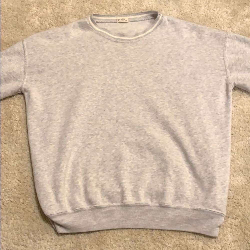 Light grey john galt brandy Melville crewneck